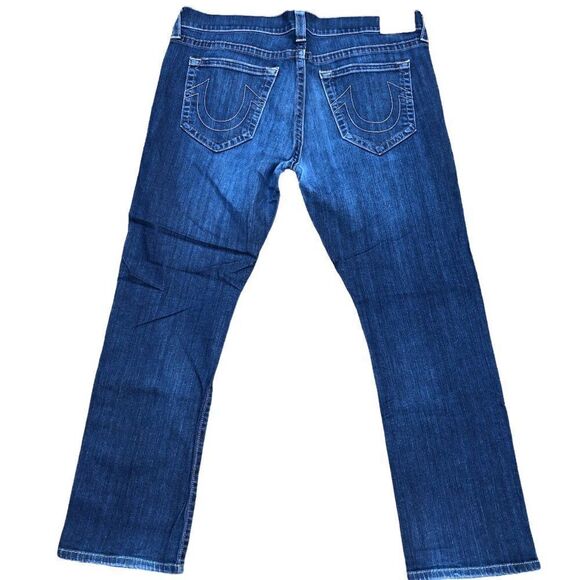 True Religion Jeans Size 40 RICKY RELAXED STRAIGHT Blue - Picture 4 of 8